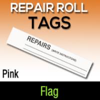 Pink Repair Roll Flag Tag